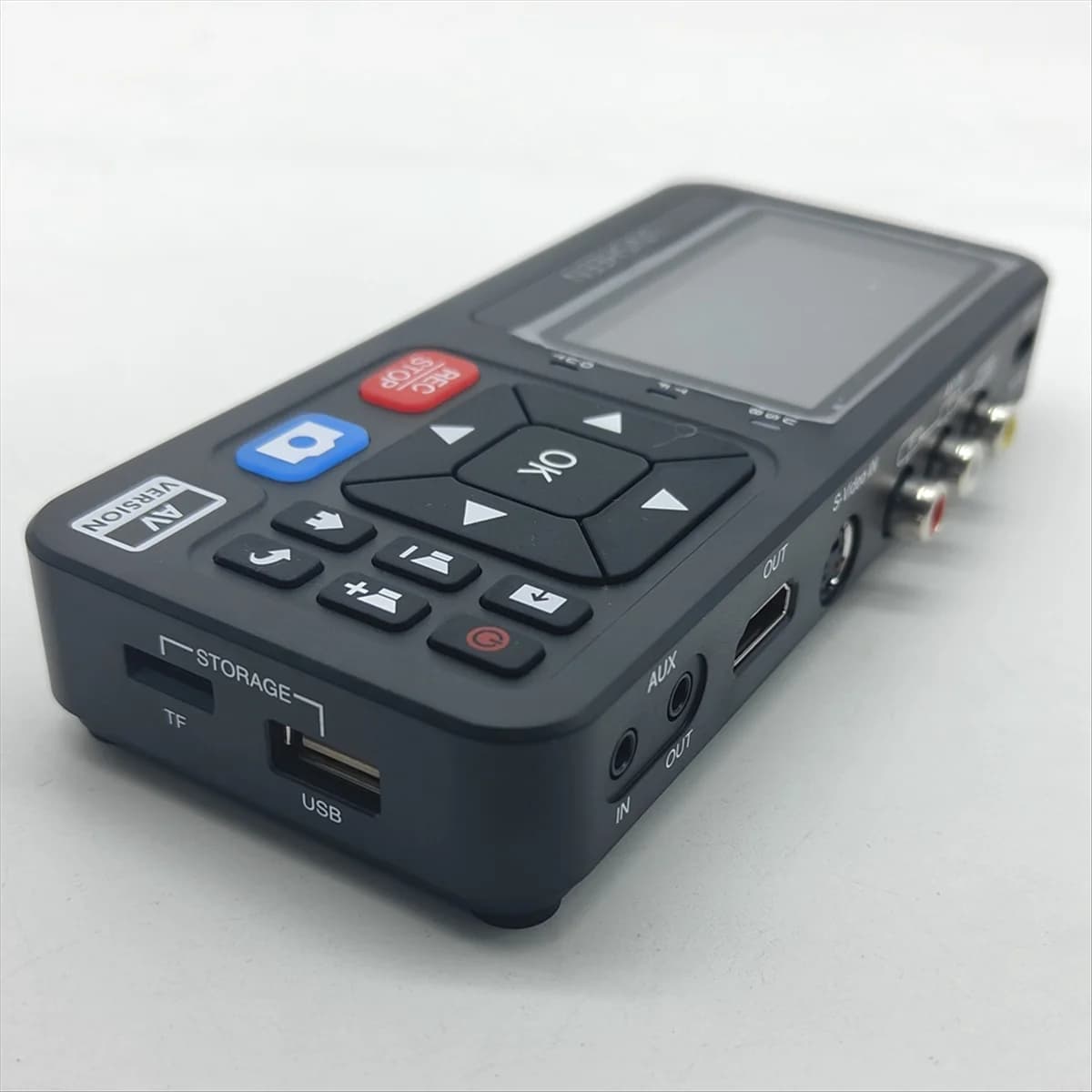 【Prezzo-Goccia!】UNISHEEN UR230A Endoscopio autonomo Analogico CVBS RCA SVideo Lettore video MP3 Fotocamera Scatola scheda di acquisizione USB Spina UE