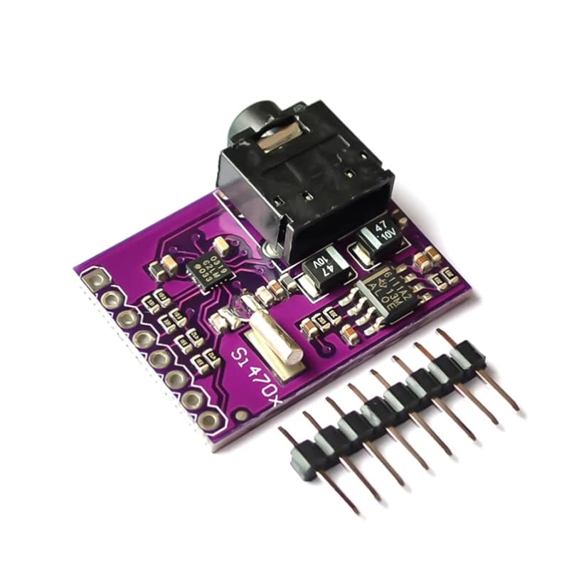 Si4703 FM RDS RBDS Tuner Breakout Board Data processing module digital radio transmission for Arduino AVR ARM PIC with pin