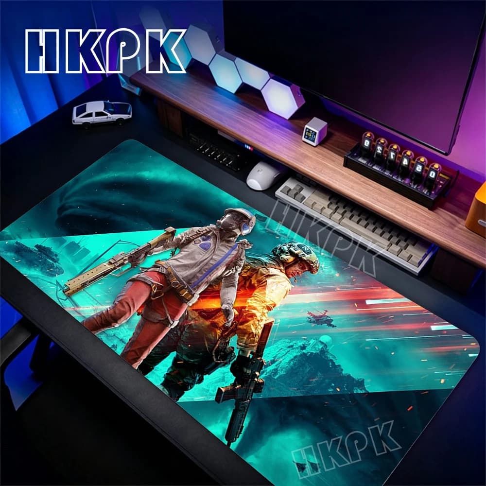 XXL Gamer Computer Table Mat Popular Cool Search Fight Withdraw Mouse Pad FPS Game ARC Raiders Mousepad Large Gaming Big Deskmat
