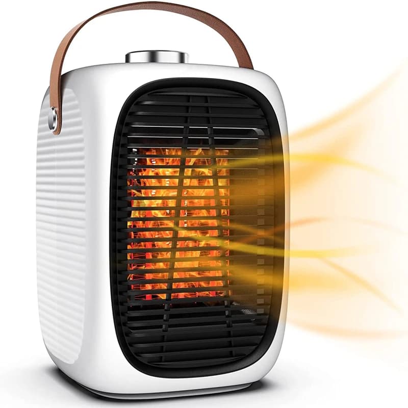 2022 Nuovo design 1000W Riscaldamento invernale Plug in riscaldatore elettrico portatile per uso domestico e ufficio