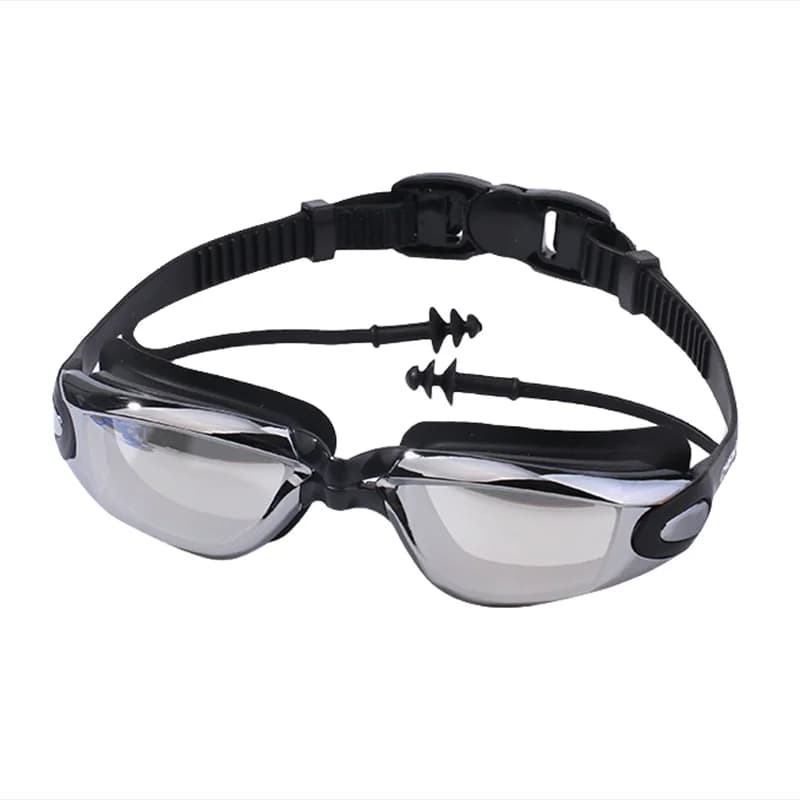 Professional Swimwear Anti Fog Body Pool Glasses Man Woman Waterproof Water Sports Glasses Siamese Ear Caps
