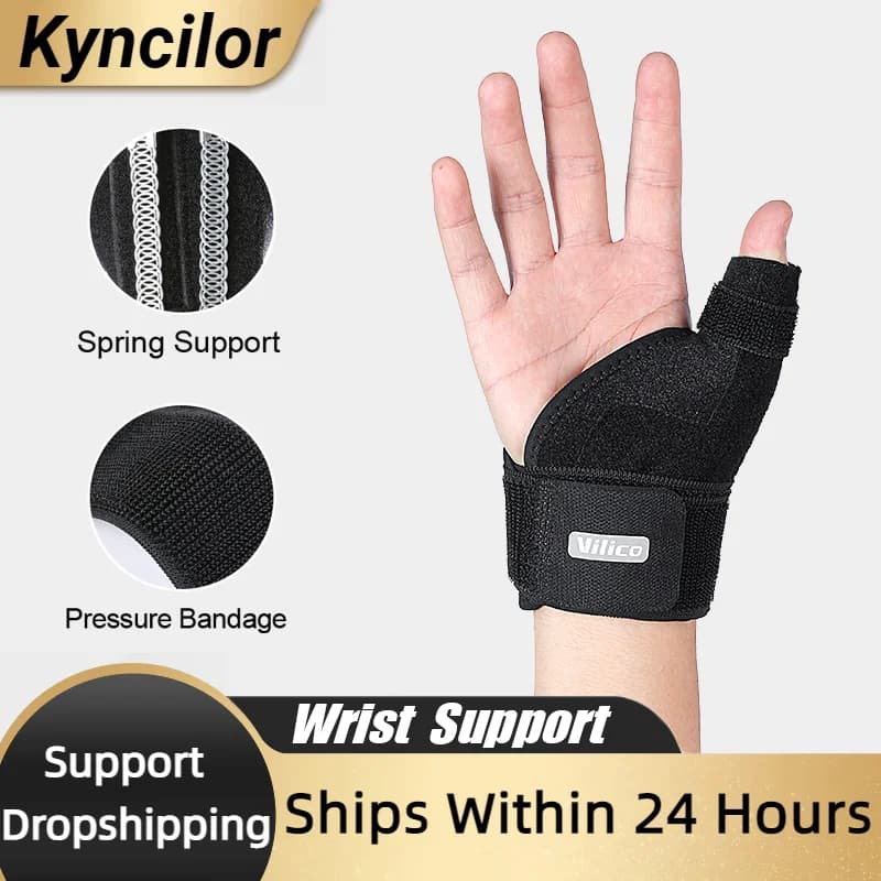 Protezione per il supporto del polso per l'artrite Guaina per tendine Recupero da infortuni Tutore per il polso Stecca Fascia di fermo per distorsione delle dita