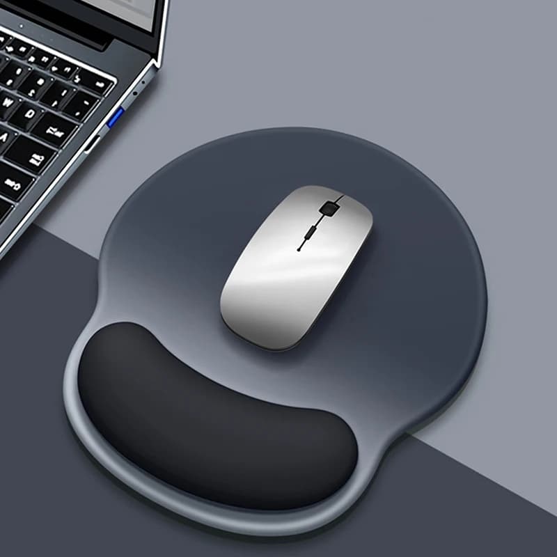 Nuovo Tappetino Mouse Ergonomico Sfumato con Supporto Polso Confortevole, Antiscivolo, Morbido, per Computer