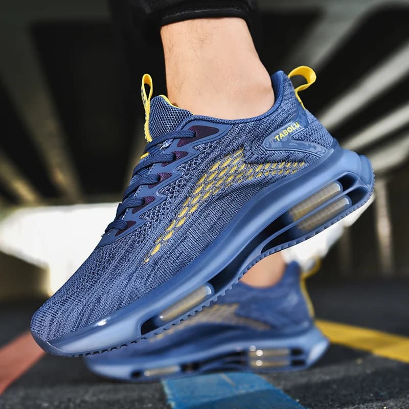 Male Sneakers Men Thin Tide Shoes Hollow Breathable Men Tide Brand 2026 NEW Summer Sneakers Running Net Shoes Youth Blade Shoes