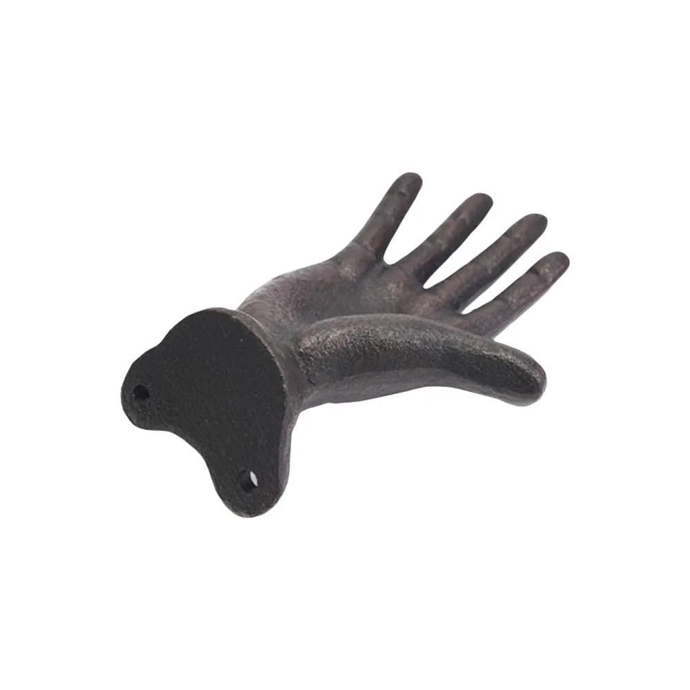 Portachiavi da Parete Creativo a Forma di Mano in Ferro, Gancio Decorativo a Forma di Braccio Muscoloso per Gioielli