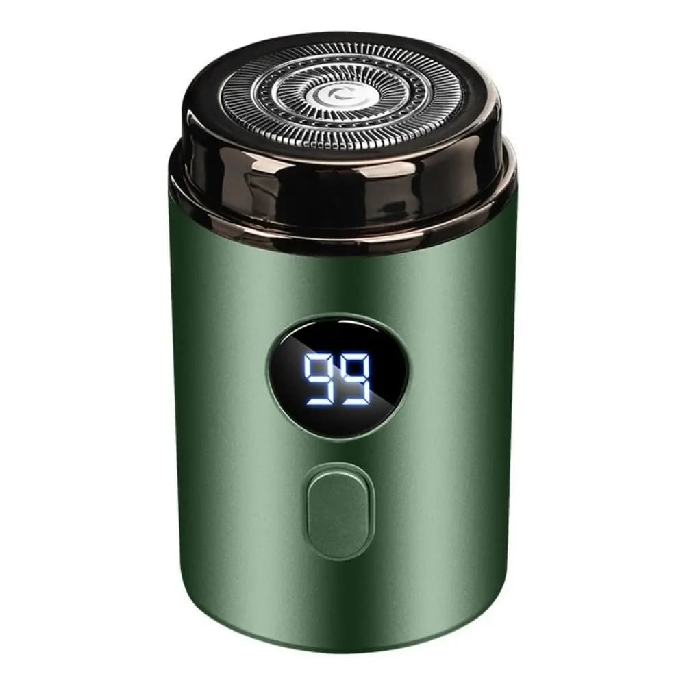 Rasoio Elettrico Portatile con Display Digitale, Ricaricabile USB, Lunga Autonomia, Rasoio per Viso e Barba da Uomo, Regalo di Compleanno