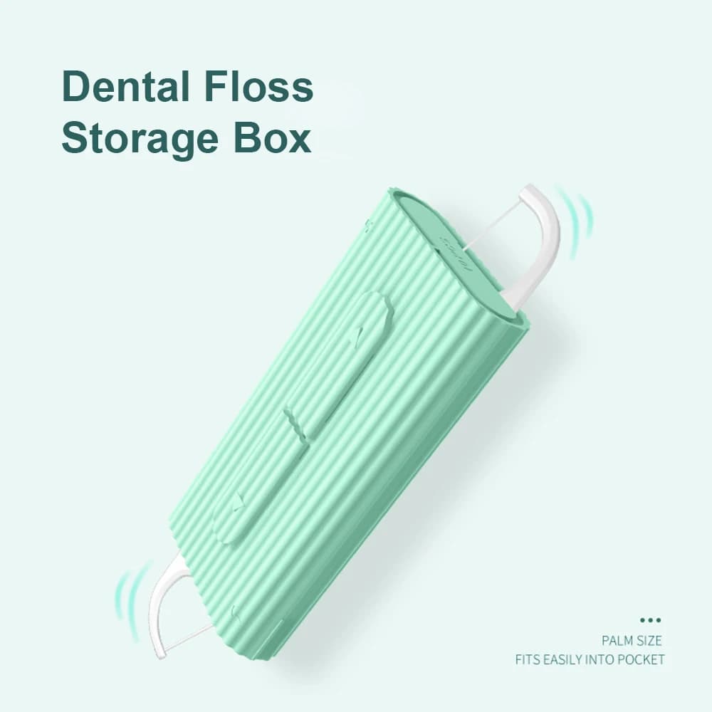Push Pull Portable Dental Floss Storage Box Hilo Floss Teeth Cleaning Tooth Pick Disposable Toothpicks With Teeth Sticks