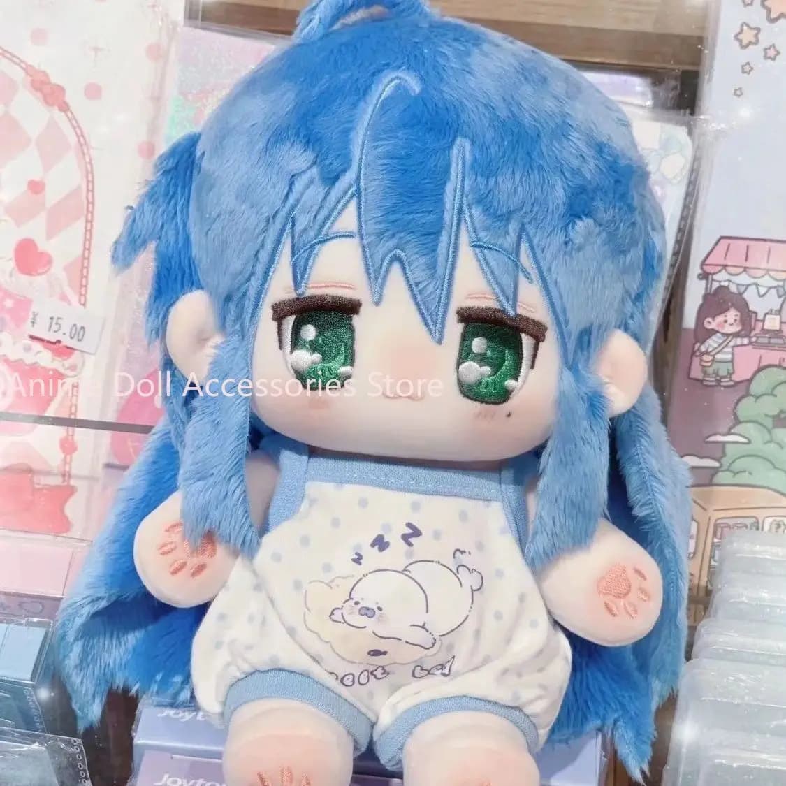 Nuovo Peluche Anime Izumi Konata Cosplay 20CM, Personaggio Cartoon in Posizione Seduta, Cuscino Mascotte, Regalo di Compleanno per i Fan