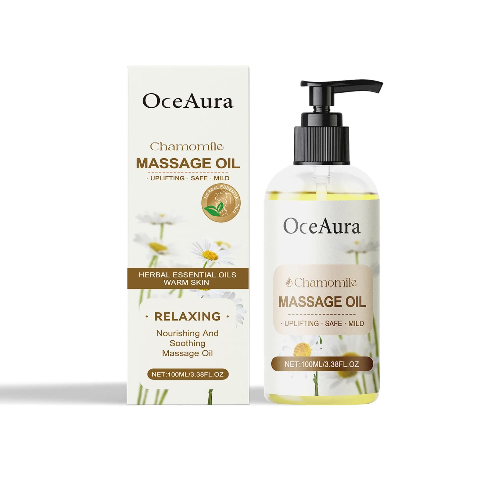 OceAura Olio Essenziale Per Il Corpo Alla Camomilla Idratante E Idratante Per Il Corpo Massaggio Olio Essenziale Per Lunga Durata