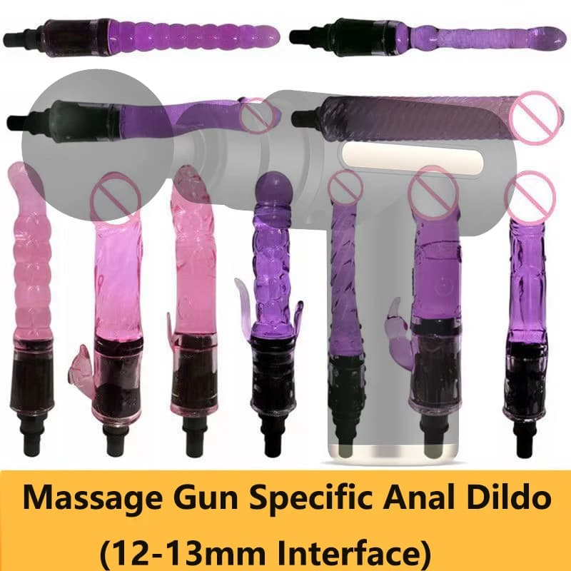 Spare head for muscle massager, vibrators for women, massage gun heads, deep tissue massager accessories (caliber 12-13 mm)