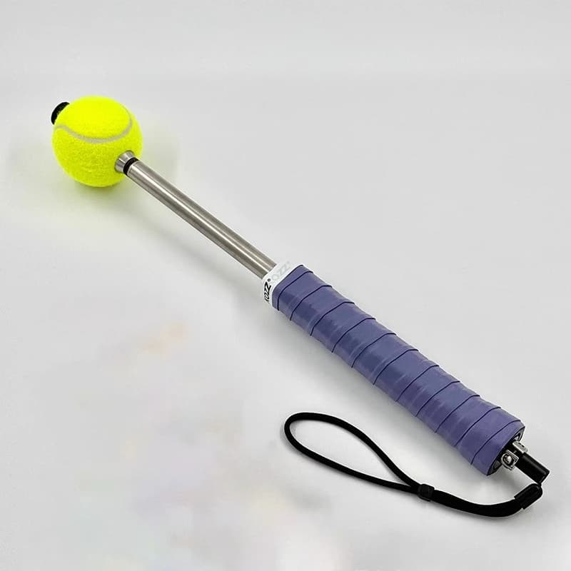 Allenatore di rilascio della testa della racchetta da tennis regolabile Allenatore di swing scalabile Accessori da tennis in acciaio inossidabile Parti da palestra portatili