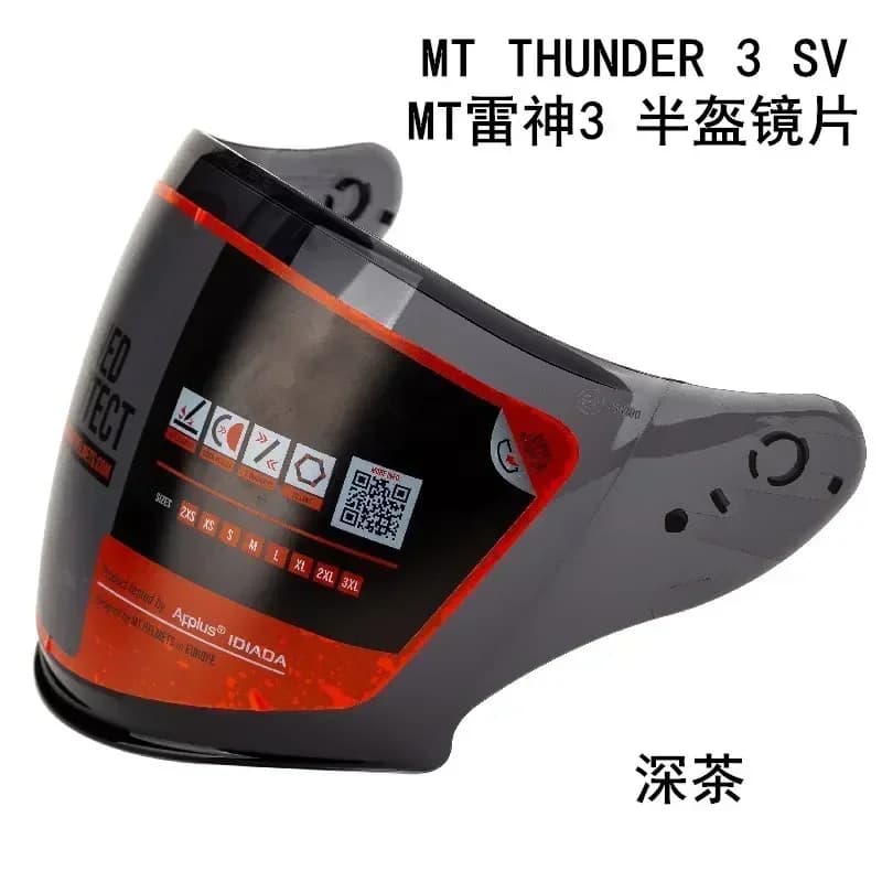Visiera per casco moto per MT THUNDER 3 SV AVENUE SV JET-XPERT Scudo originale Accessori per lenti esterne Cascos Para Moto