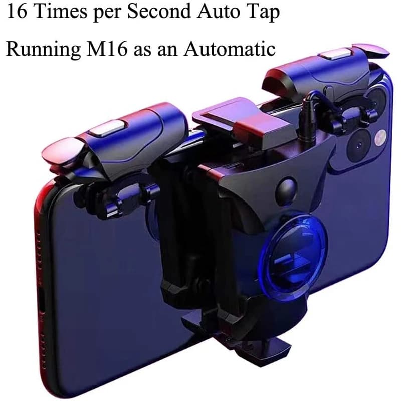 Y43A-Telefono cellulare Trigger Controller di gioco mobile Pressione pieghevole portatile Colpo rapido compatibile con Iphone e Android