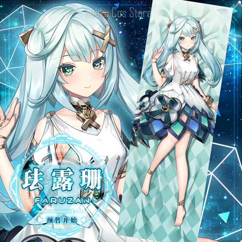 Gioco Anime Genshin Impact Faruzan Sexy Cosplay Dakimakura 2WAY Hing Body Case Giapponese Otaku Cuscino Fodere per Cuscini SM