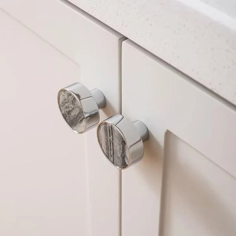Maniglie Moderne in Ottone Nero Testurizzato, Piccoli Pomelli per Mobili, Maniglie per Armadietti da Cucina, Guardaroba, Cassetti, Decorazioni per la Casa