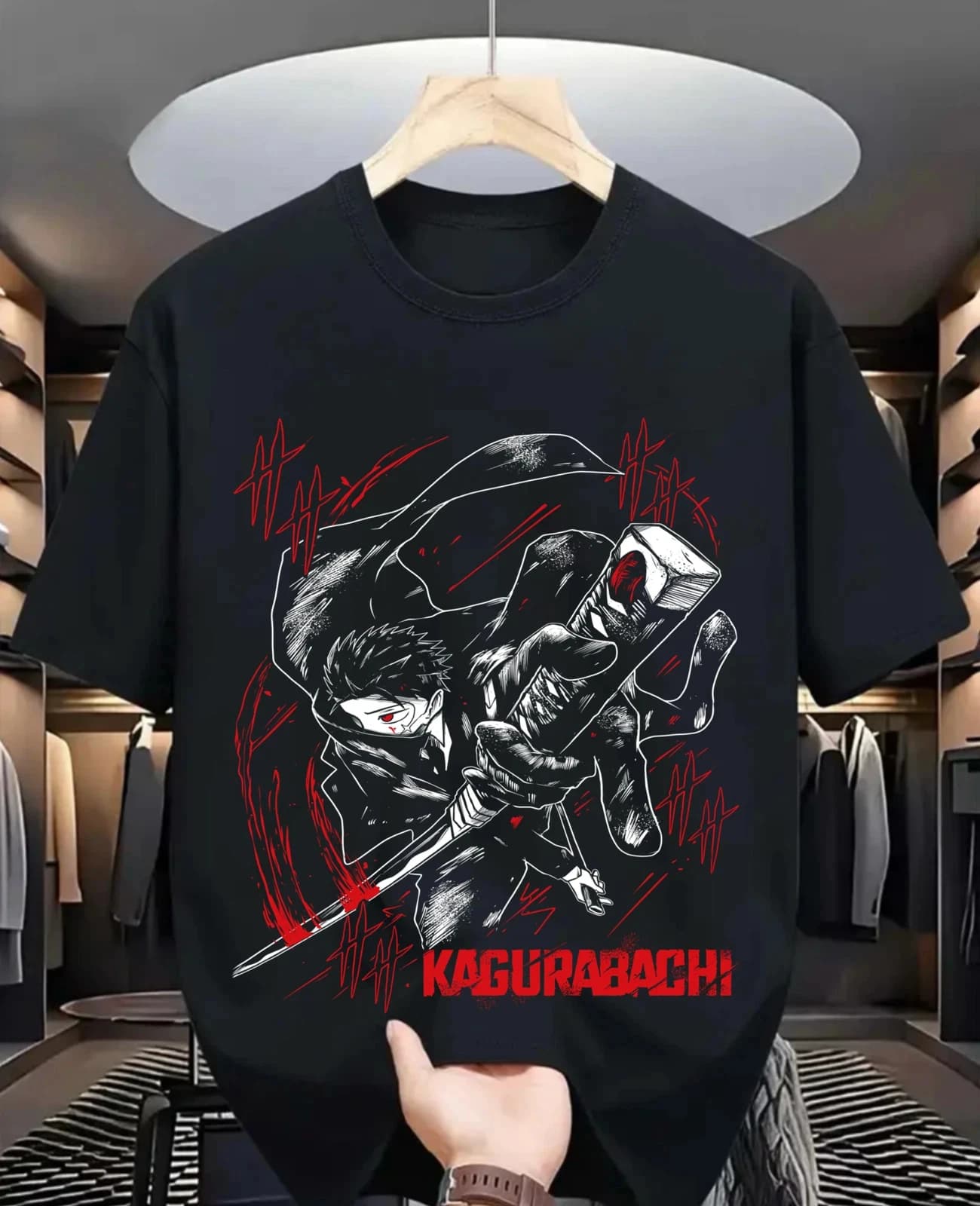2026 New Summer Relaxing for Jujutsu Kaisen Men's T-Shirt Kagurabachi Gojo Satoru Girl Horror Anime Gift Shirt
