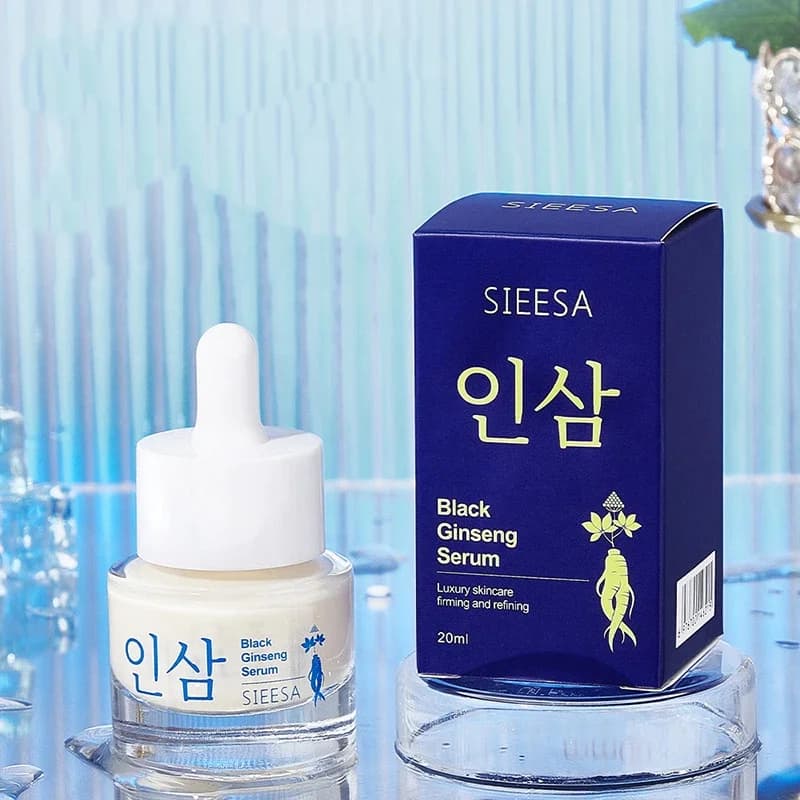 Essenza di collagene al ginseng nero 20ml, siero viso idratante e ringiovanente all'arbutina per tutti i tipi di pelle, skincare coreana