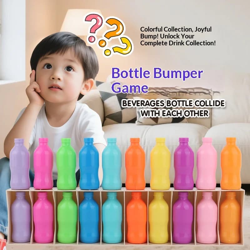 Divertente Gioco di Indovinare le Bottiglie per Bambini, Gioco di Memoria dei Colori e Abbinamento delle Bevande, Giocattolo Educativo per l'Allenamento della Memoria Cerebrale