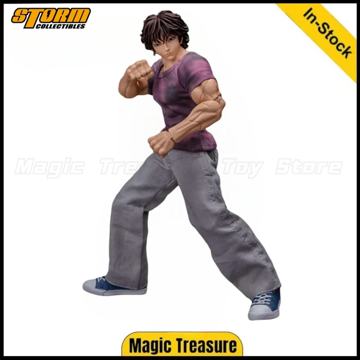 【Disponibile】Storm Collectibles BAKI Hanma Baki - Action Figure Anime Originale, Modellino da Collezione, Regalo
