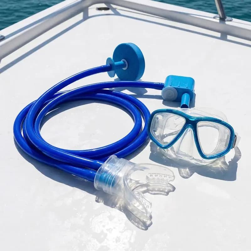Nuovo Tubo Respiratorio per Immersioni 100/200cm, Attrezzatura da Nuoto, Respiratore Completamente Asciutto per Adulti, Uomini e Donne