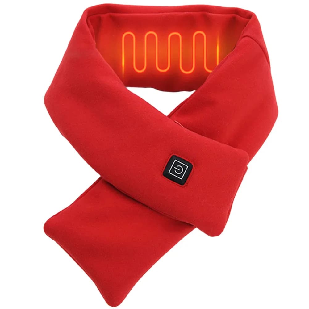 Sciarpa riscaldante elettrica Ricarica USB Sciarpa riscaldata elettrica Scaldacollo termico lavabile Morbido per escursioni in campeggio all'aperto