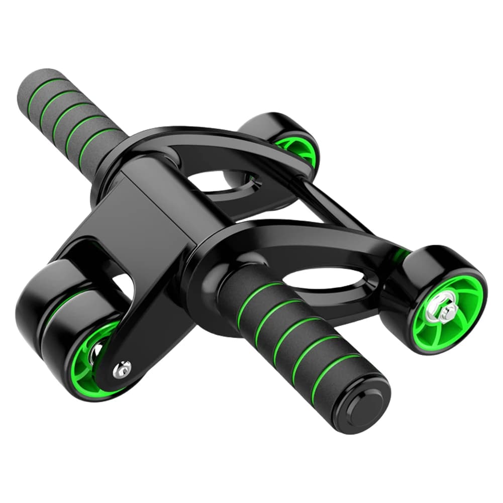 Abdominal Exercise Roller Wheel for Abdominal Trainer for Strengthening 4 Wheel Muscles Folding Abdominal Exercise Machine for Home Interior
