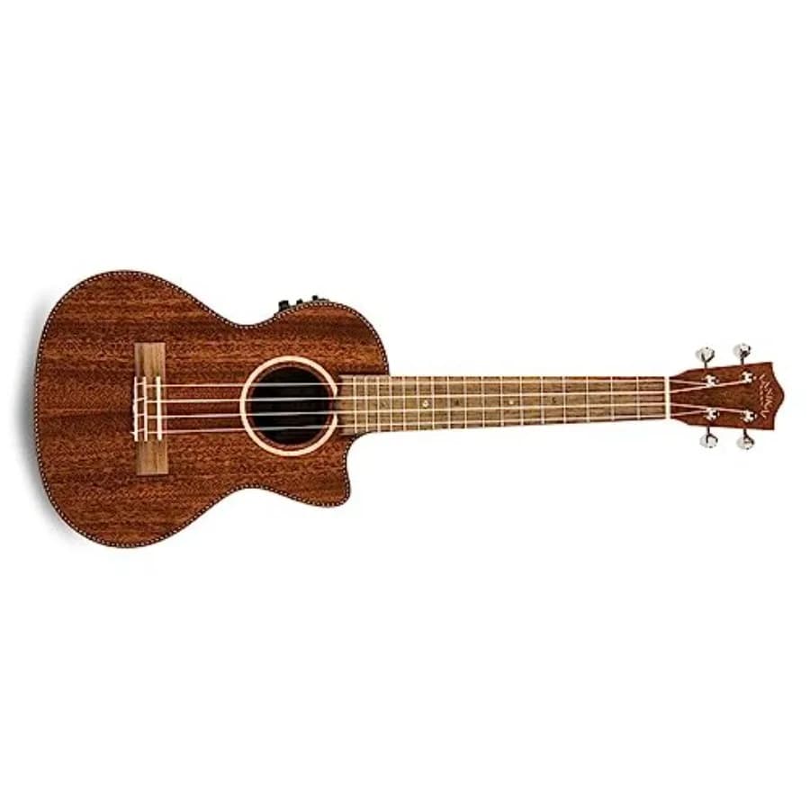 Ukulele a 4 Corde Cromato con Finitura MASCET per Esibizioni Musicali Versatili