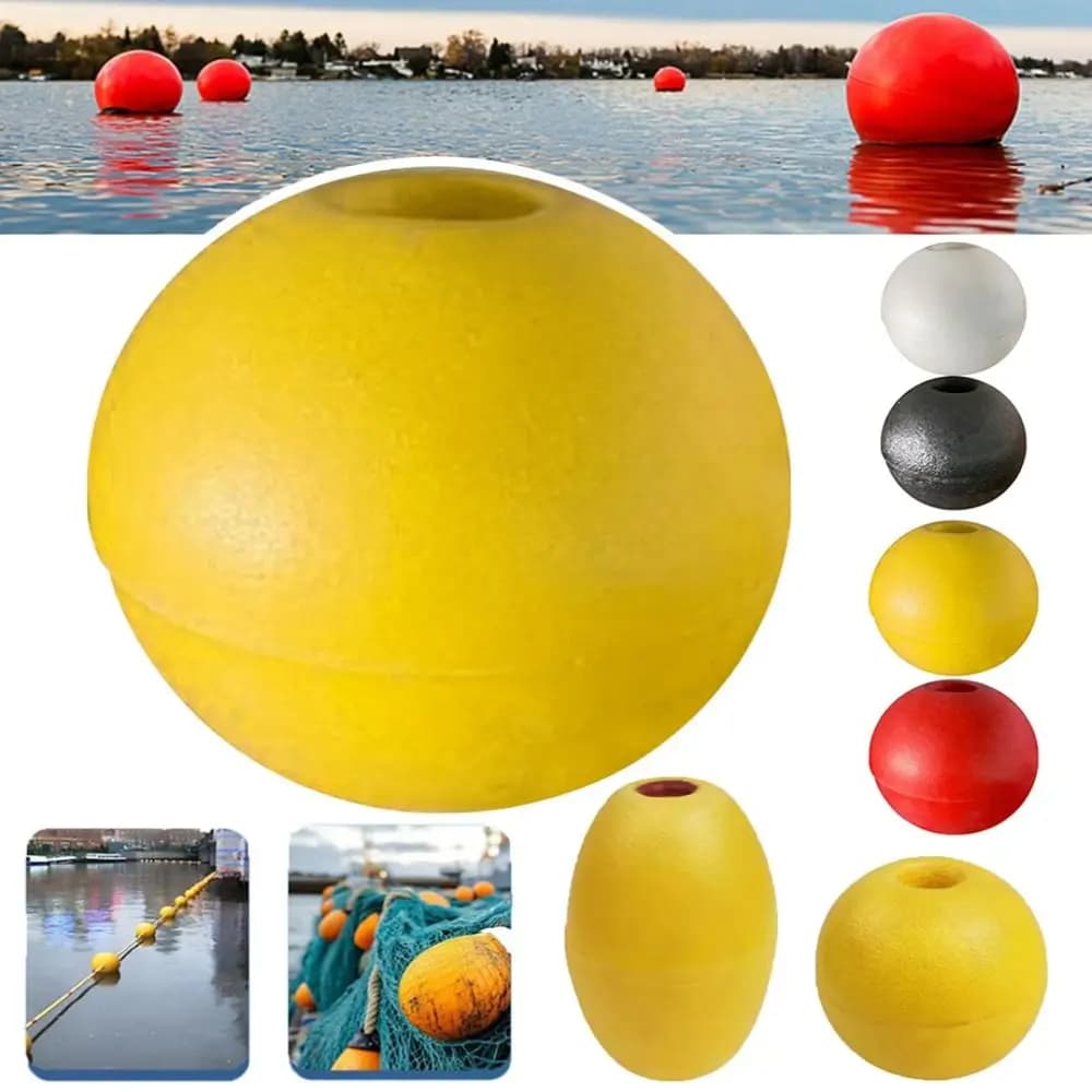 Palla di ancoraggio per kayak in PVC di alta qualità 8 stili multicolori Boa galleggiante Corda da sci Piscine per barche Boa Laghi Canoa Accessori marini