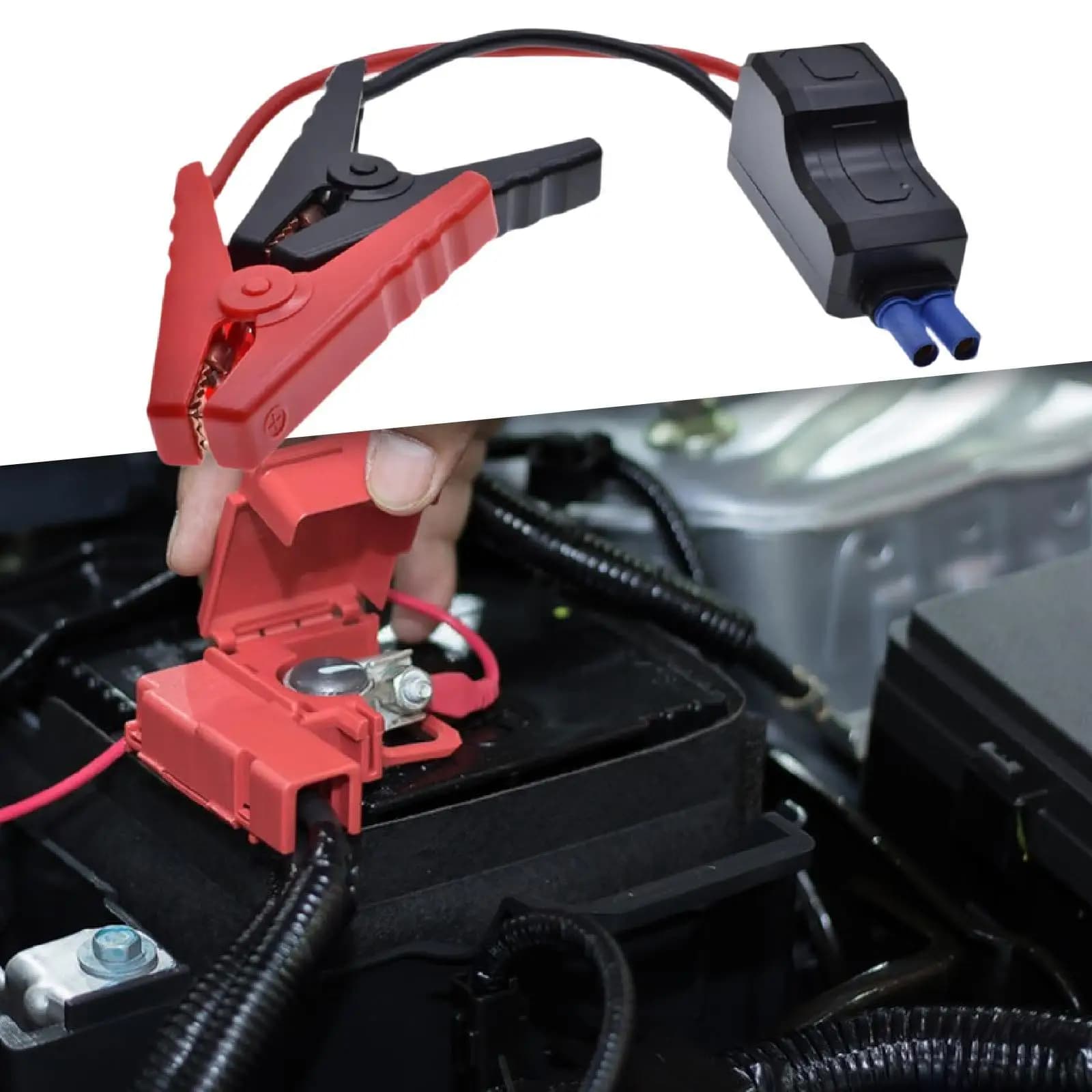 Cavo avviamento di emergenza con morsetti per batteria Sostituzione accessorio flessibile per camion