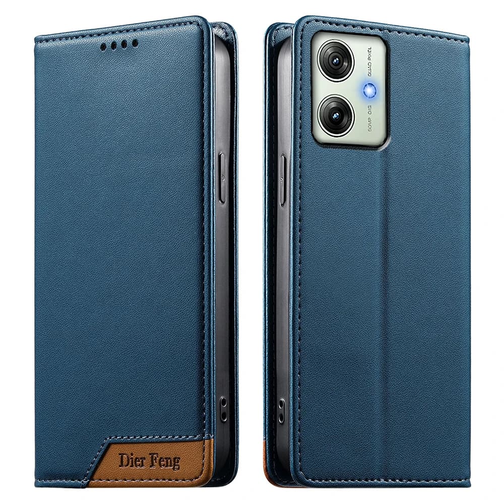 Custodia a Portafoglio in Pelle RFID per Motorola G85 5G, Compatibile con Moto G35 G45 G55 G75 G85 G04s G14 G24 G35 G54 G64 G53 G53Y G23 G13 G72 G82