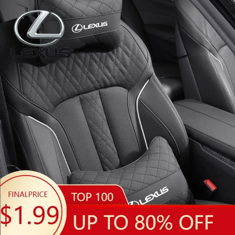 Cuscini Poggiatesta Auto per Interni, Supporto per Sedile, Accessori per Lexus IS300h IS250 RX350 NX300h LX570 RX45