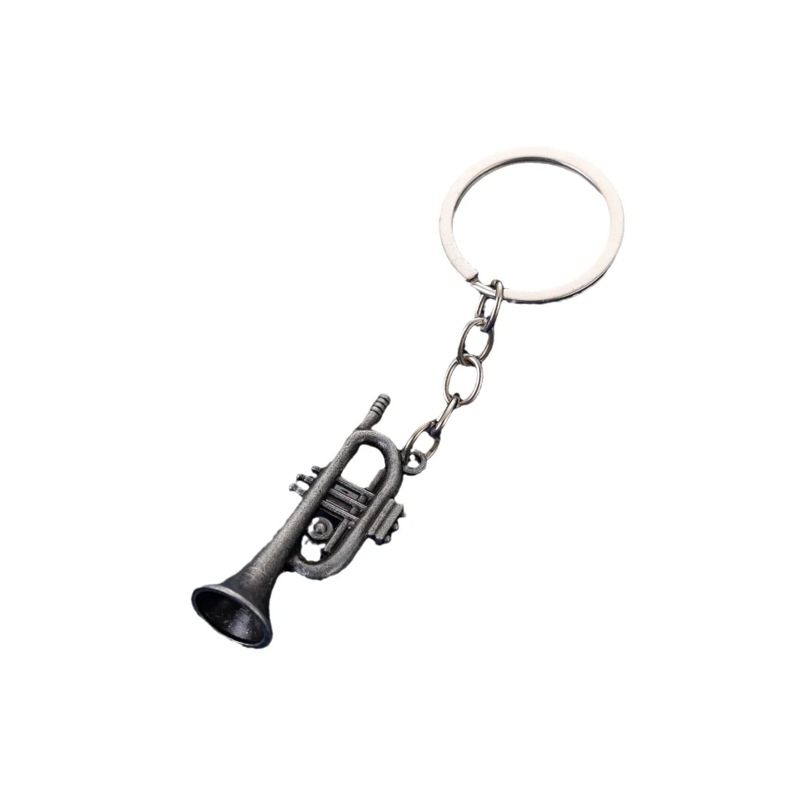 New Fashion Mini Piccolo Portachiavi musicale per auto per donna Portachiavi in vita in metallo da uomo Miglior regalo Portachiavi Musica Gioielli Regali K5322