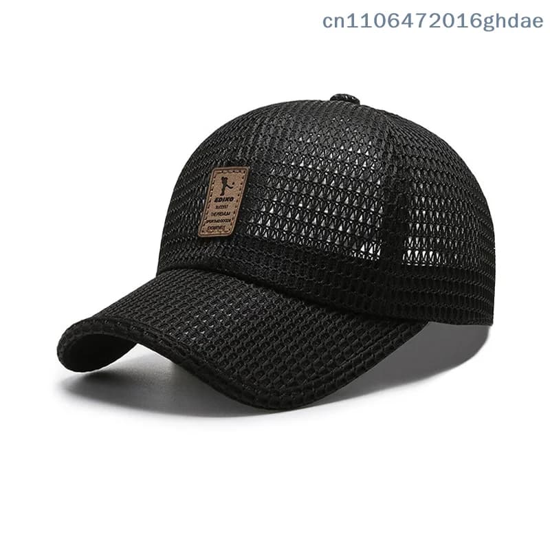 Summer Breathable Mesh Baseball Cap Women Men UV Protection Outdoor Riding Fishing Tennis Golf Caps Fashion Panama Sport Hat