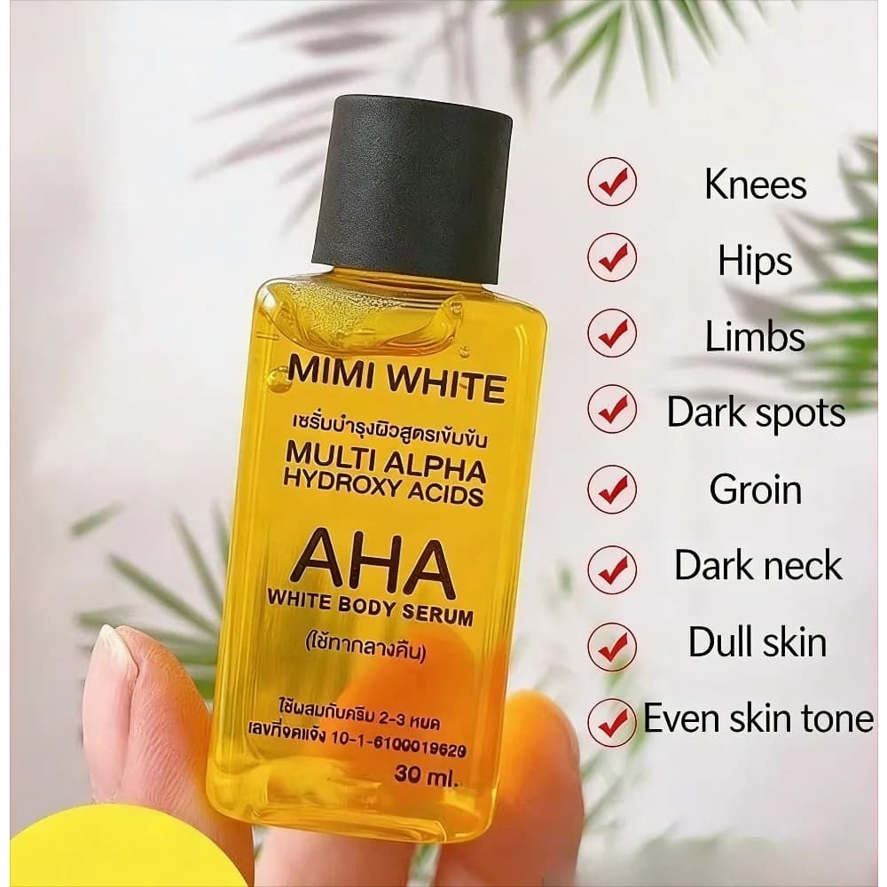 Serum AHA + Vitamin B and C for Macchie Scure e Pelle Radiosa