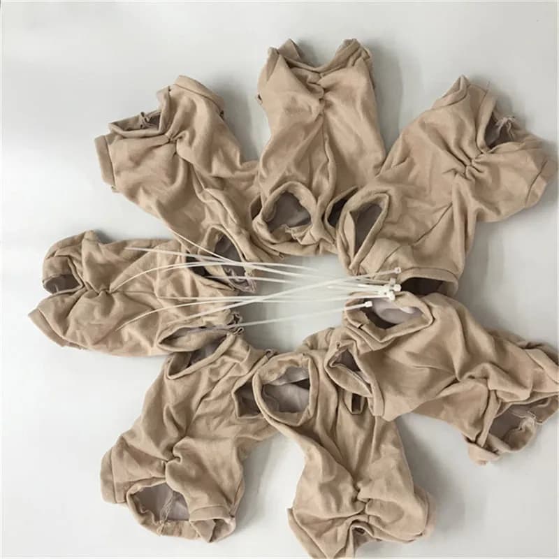 Con corda con zip 18 22 24 28 pollici bambola rinata tessuto in poliestere corpo in tessuto accessori per bambini rinati fai da te