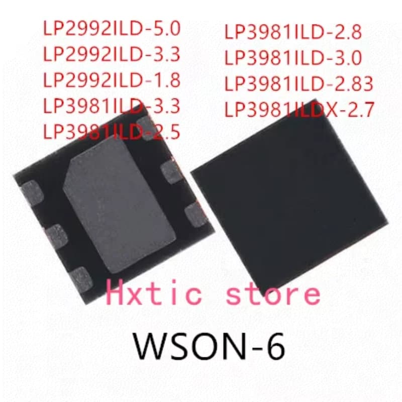 10PCS LP2992ILD-5.0 LP2992ILD-3.3 LP2992ILD-1.8 LP3981ILD-3.3 LP3981ILD-2.5 LP3981ILD-2.8 LP3981ILD-3.0 LP3981ILD-2.83 LP3981ILD