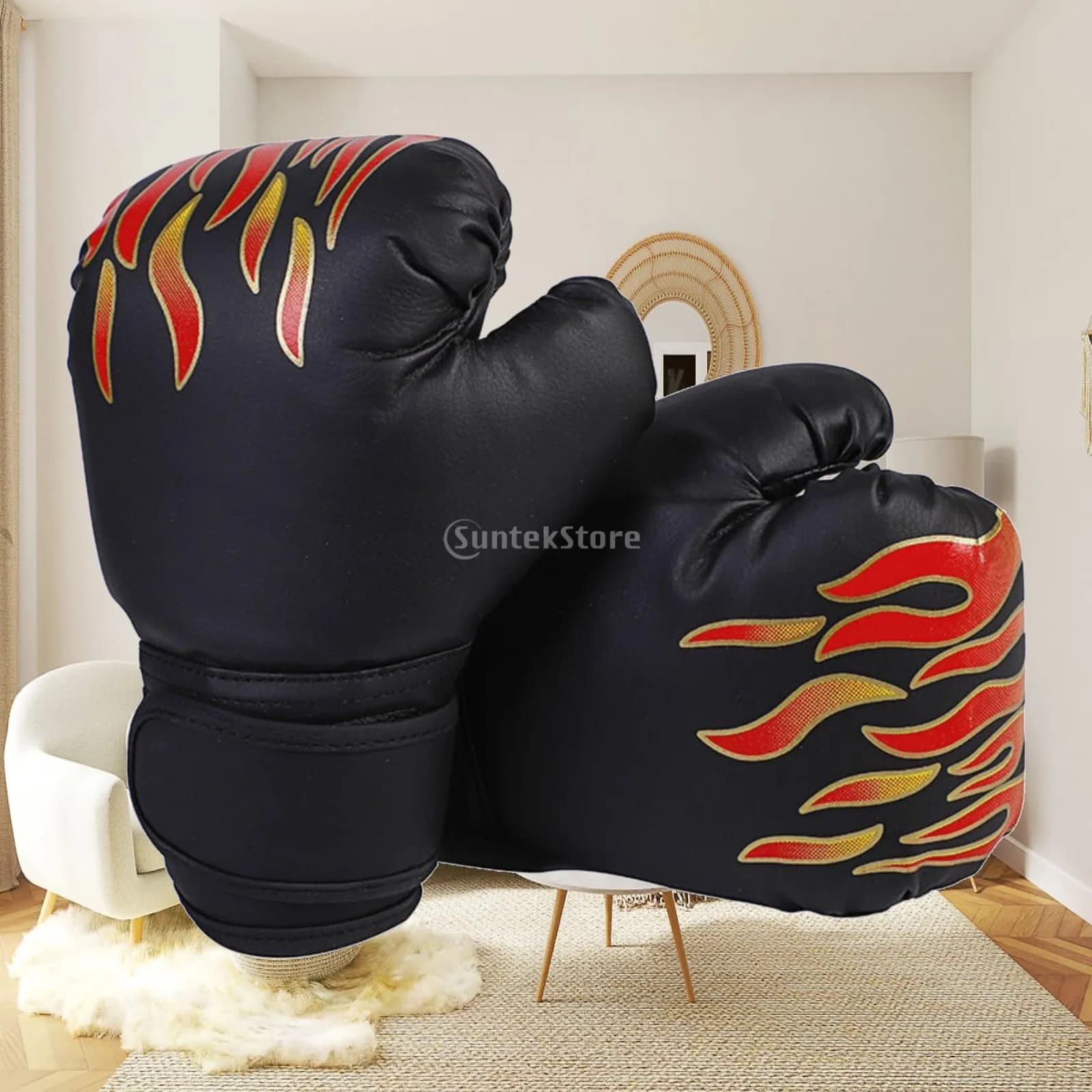 Ergonomic Adult Boxing Mitts Punching Pads for Heavy Bag Workout Training Gloves with EVA Sponge Padding Kickboxing Gear