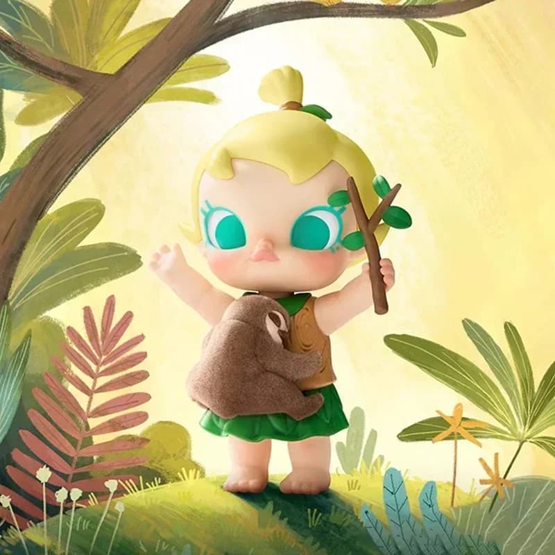 POP MART Baby Molly MY HUGGABLE DISCOVERY Series Blind Box Toys Mystery Box Mistery Caixa Action Figure Sorpresa Modello Regalo
