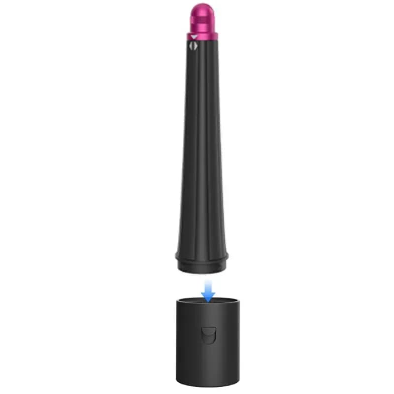 oPLAISIRo Long conical bar from 0,78 to 1.4 inch and adapter accessory for Dyson HD17/HD18 hair dryer to convert to a styling tool to curl hair