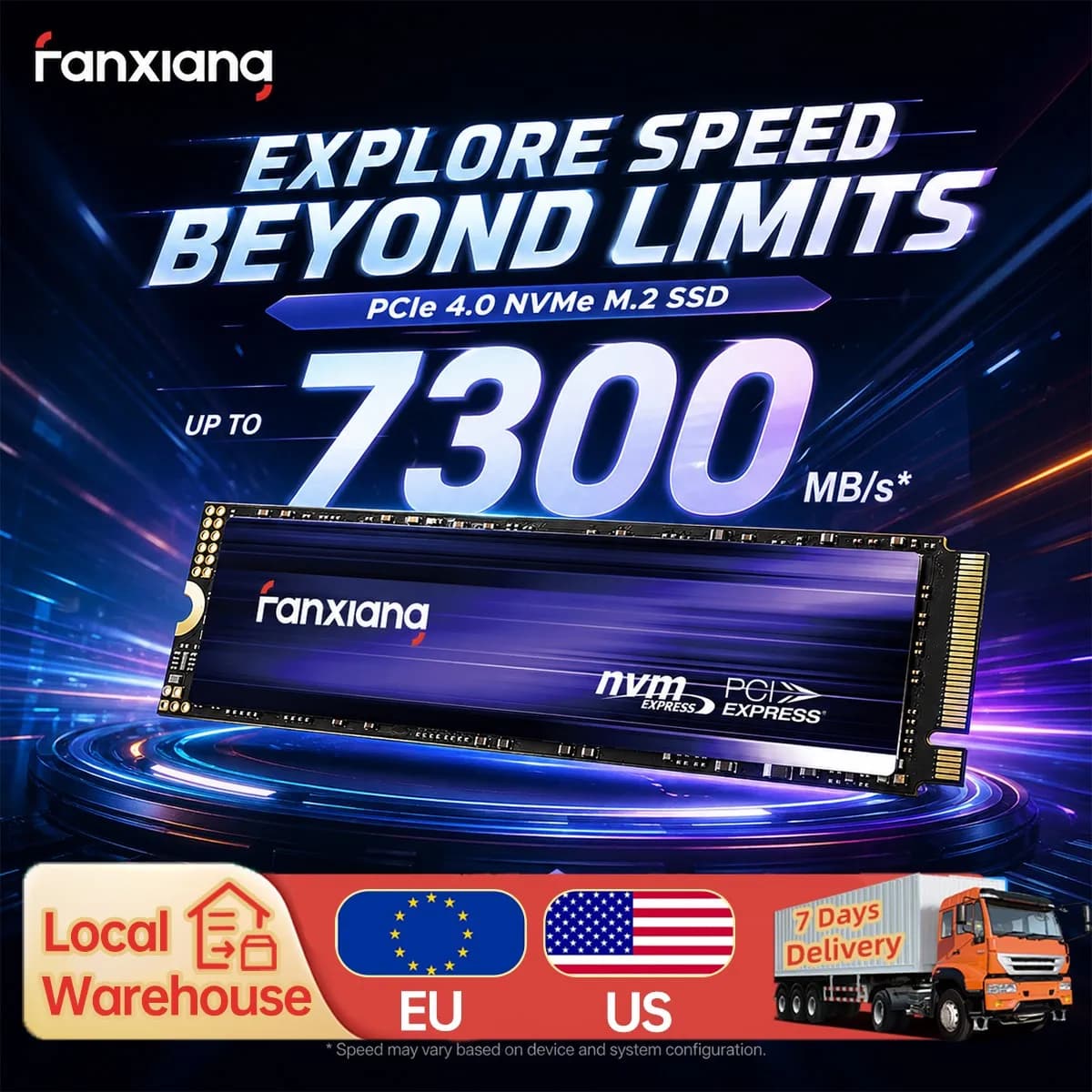 [Spedizione UE/USA] Fanxiang S880 M.2 SSD 7300MB/s 1TB/2TB/4TB Unità SSD NVMe M.2 Disco Rigido Interno a Stato Solido per PS5 Laptop