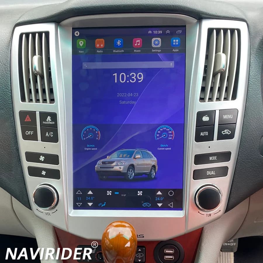 12.1 Inch Car Radio For Lexus RX300 RX330 RX350 RX400h 2006-2012 Android 15 4G Head Unit Bluetooth CarPlay Touch Screen Stereo
