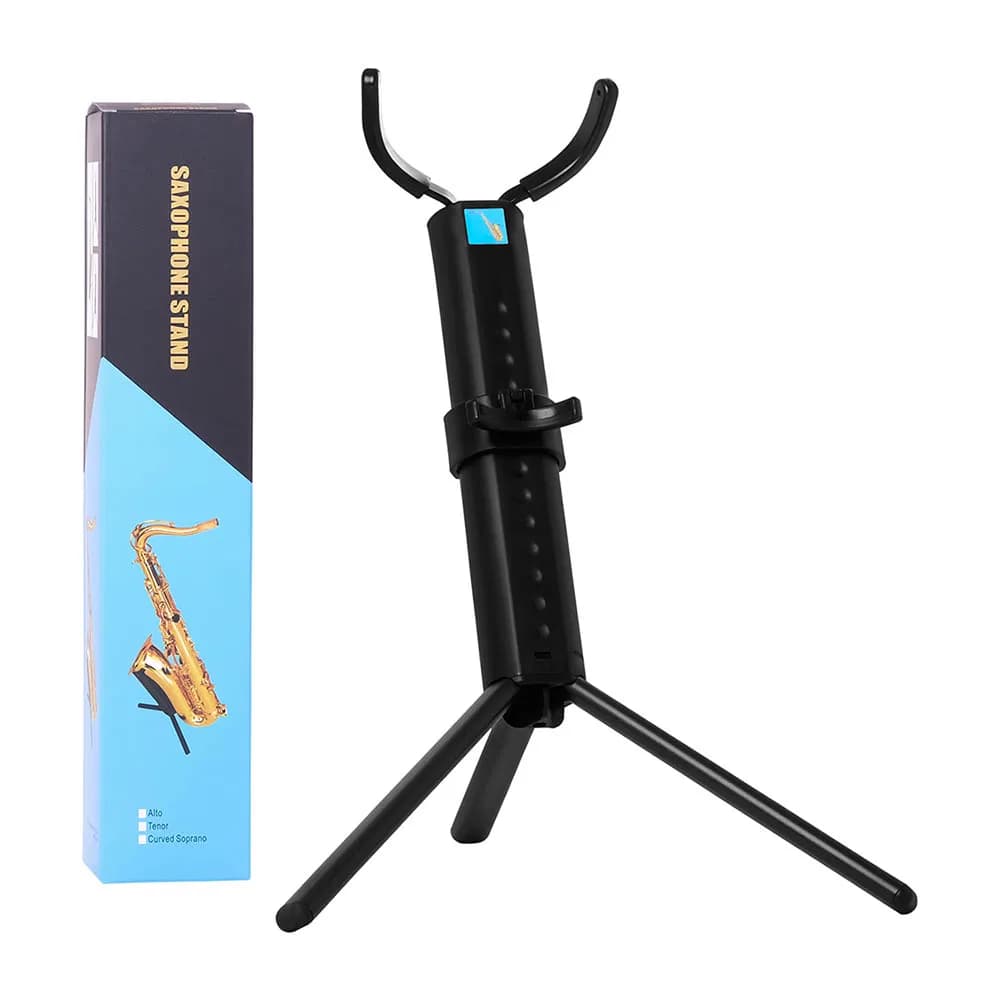 Tenor Saxophone Stand Portable Foldable Tenor Saxophone Stand Metal Legs Tripod Professional Woodwind Instrument Accessories