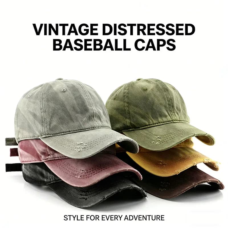 Cappellino da Baseball Vintage Tie-Dye Lavato Unisex Stile Y2K Distressed, Cappelli da Sole per Uomo Donna, Casual Outdoor Streetwear Primavera Estate