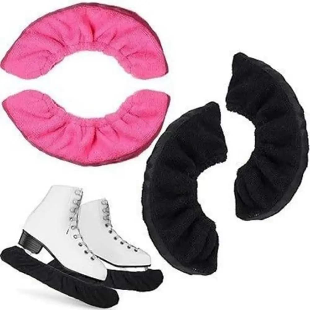 1 pair Soft Protector Ice Skate Shoes Covers Hockey Skates Plush Case Skate Shoes Protector Comfortable Breathable
