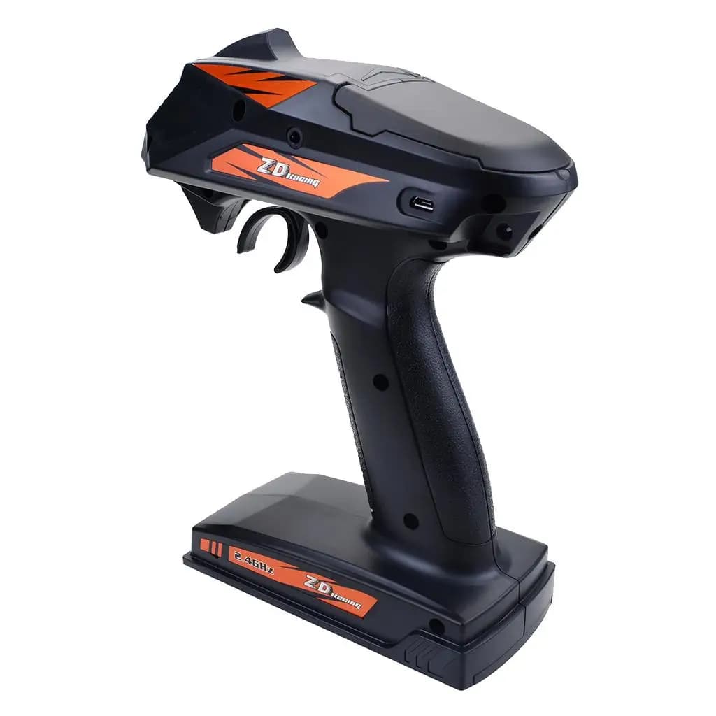 Combo Trasmettitore e Ricevitore RC 2.4GHz con Parti in Nylon per Auto RC, Buggy, Truggy e Camion da Corsa