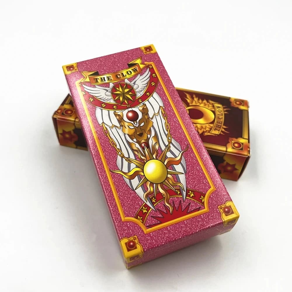 Anime Card Captor Sakura Kinomoto Sakura Cosplay Carta Cosplay Set completo Carte Tarocchi Prop Accessori per costumi Puntelli per feste di Halloween