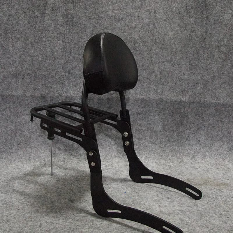 Schienale Posteriore Passeggero con Portapacchi per Honda REBEL 1100 CM1100 CMX1100 2021 2022 2023 2024 2025 Nero Opaco A