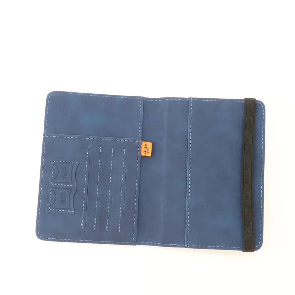 Storage Bag RFID Blocking ID Bank Card Wallet Document Organizer Case Passport Cover Passport Holder Passport Book Wallet Case