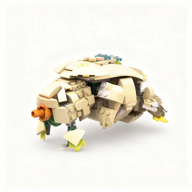 273 pz MOC Tardigrade che mangia alghe Creator 3 in 1 Modellino da costruzione Giocattolo Regalo di Natale Idea creativa fai da te Compleanno