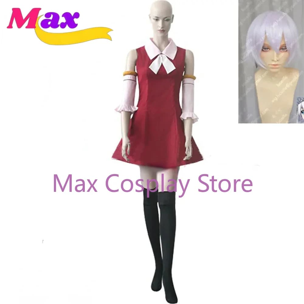 Max Anime Youth Lisanna Strauss Abito rosso Costume cosplay YW